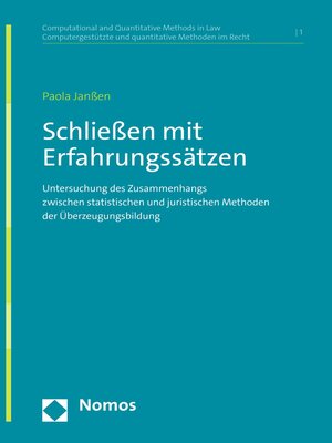 cover image of Schließen mit Erfahrungssätzen